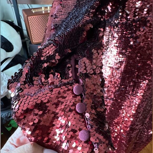 Ted Baker Evening Dress 'EMALEEE' in Carmine Red in size 2 - Picture 7 of 16